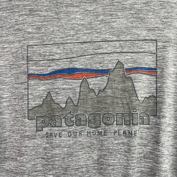 Patagonia Men’s Capilene Cool Daily Graphic Long Sleeve Shirt. Men’s Size Large. - Picture 6 of 8